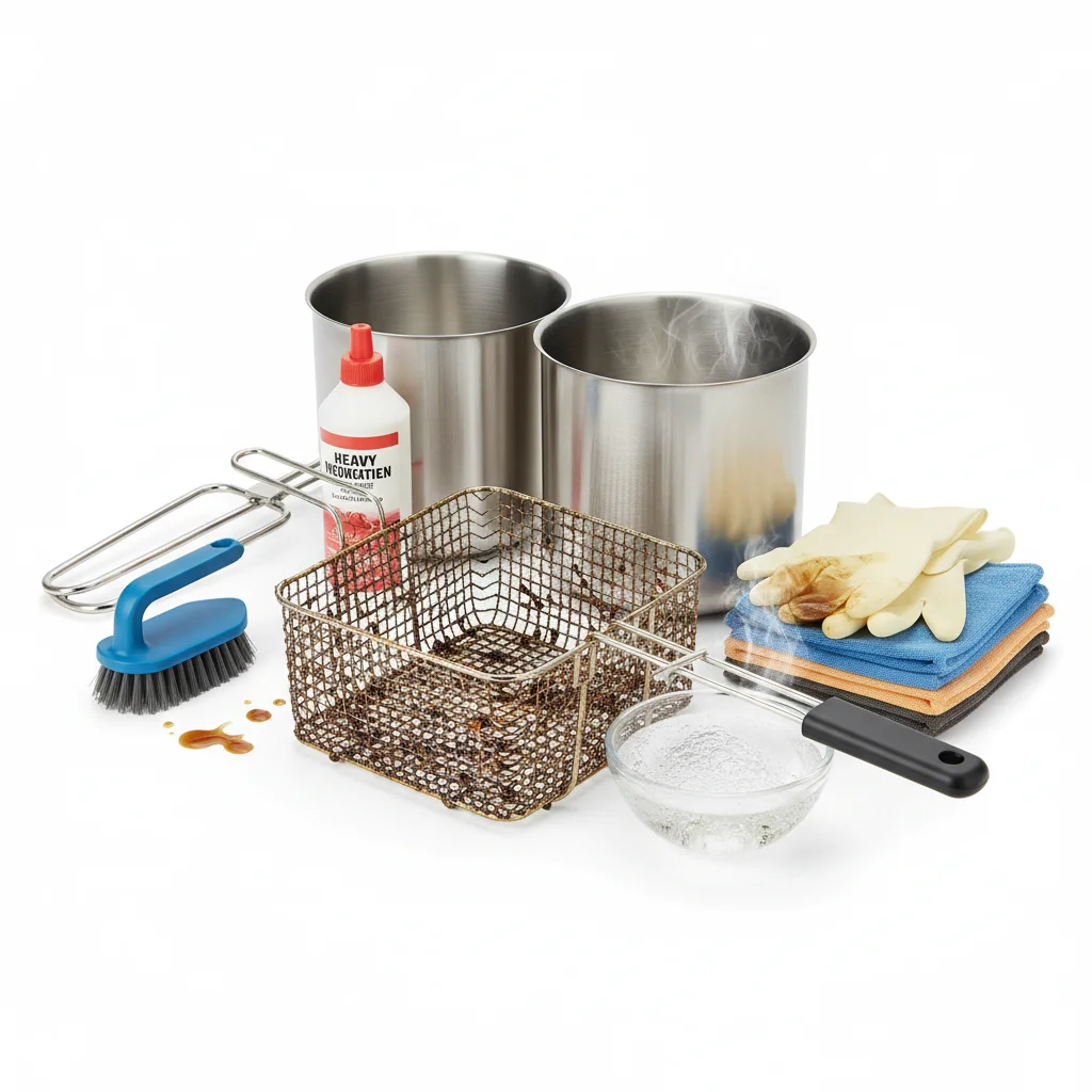 Deep Fryer Cleaning: How to Remove Burnt-On Oil